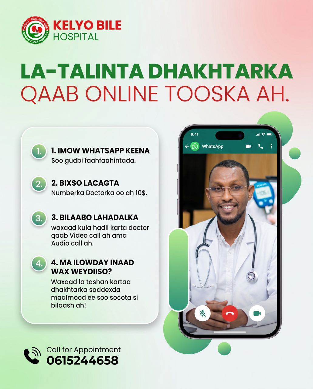 WhatsApp Telemedicine Poster